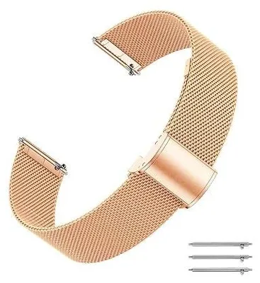 Zdjęcie produktu dla Pasek do zegarka smartwatcha 18 mm stal nierdzewna siateczka dla mężczyzny
