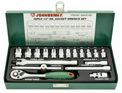 Produktbild von Jonnesway 18El. Schlüsselsatz. (1/4")