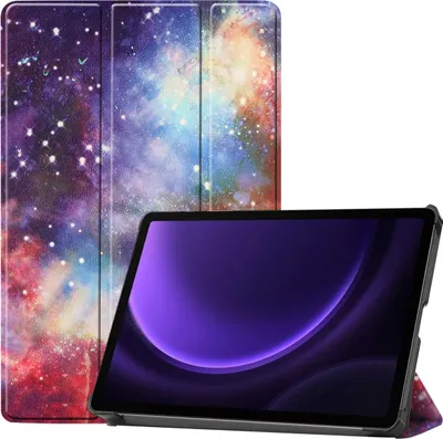 Productafbeelding van imoshion Design Trifold Bookcase voor de Samsung Galaxy Tab S9 11.0 inch / S10 Lite / S10 FE / S9 FE 10.9 inch - Space