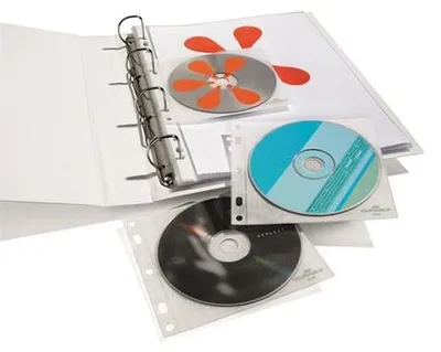 Obrázok produktu pre Obal na CD/DVD, s dierovaním, DURABLE