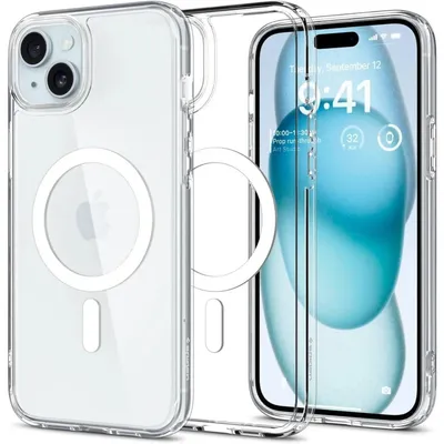 Obrázok produktu pre Spigen ACS06802, Ochranný obal, Apple, iPhone 15, 15,5 cm (6.1"), Priehľadná, Biela