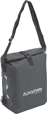 Produktbild von Famanu Fahrradtasche mit Rucksackfunktion - Schwarze Seitentasche für das Fahrrad