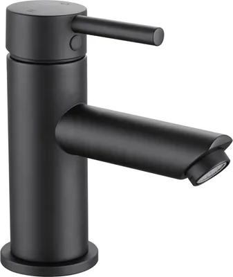 Produktbild von Aloni Waschtischmischer Einhebel Armatur Kalt-/Warmwasser Schwarz matt