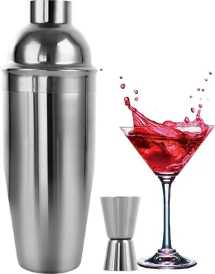 Obrázek produktu pro Šejkr na koktejly, nerezová ocel, objem 750 ml, barové příslušenství, pro kuchyň