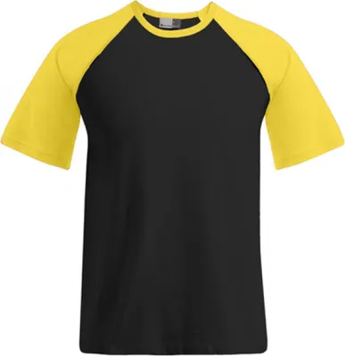 Immagine prodotto di Promodoro 1060 | Maglietta Raglan Uomo - Colore: Nero/Oro - Taglia: L