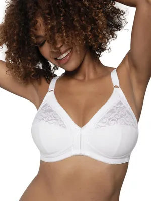 Produktbild von DORINA BH ohne Bügel Monica, D1022 (BH Größe: 90 B / Farbe: weiß)