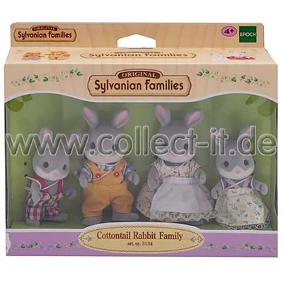 Produktbild von Sylvanian Families 4030, 3 Jahr(e), Gemischte Farben, Grau, Weiß, Gelb, Polystyrene, Kunststoff, Acrylnitril-Butadien-Styrol (ABS)