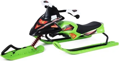 Zdjęcie produktu dla Metalowe Nartosanki Skibob Sanki z Kierownicą Amortyzator Hamulec