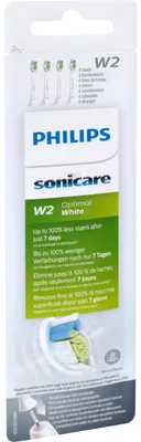 Produktbild von Philips Sonicare HX6064/10 W Optimal White 4er, Aufsteckbürste