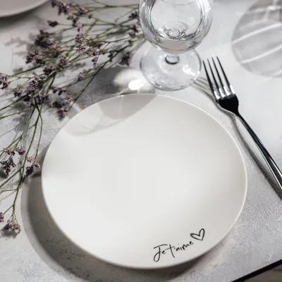 Obrázok produktu pre Villeroy & Boch tanier na raňajky / tanier na tortu "Je t`aime" 21cm