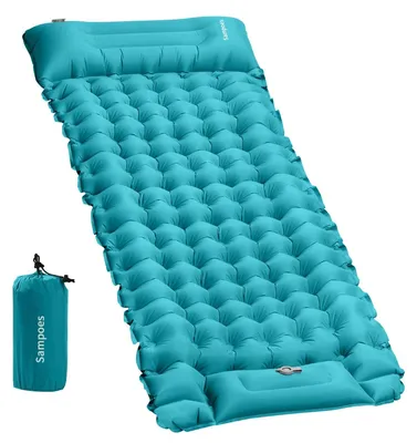 Zdjęcie produktu dla Materac kempingowy - Samopompujący - 200 x 69 x 10 cm - 840 g - Do kempingu i podróży