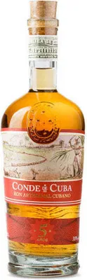 Produktbild von Conde de Cuba 5 Ron Artesanal Cubano 38% Vol. 0,7l