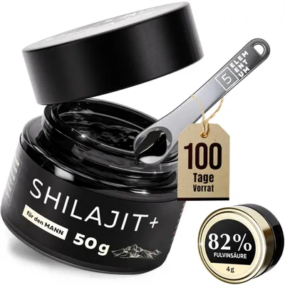 Zdjęcie produktu dla Shilajit Original z Himalajów – żywica wysoko dawkowana, 82% kwasu fulwowego