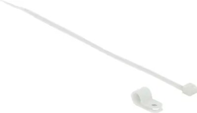 Immagine prodotto di DELOCK Befestigungsschelle 6,4 mm mit KBI 200x3,6mm  weiß