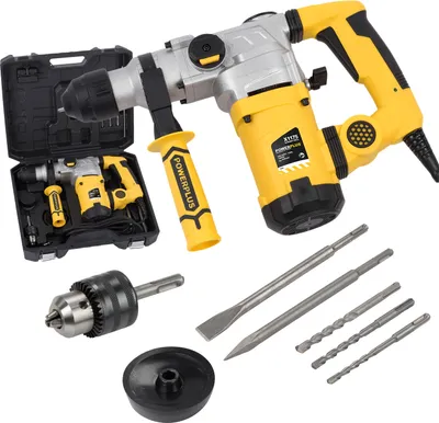 Produktbild von SDS Bohrhammer Bohrmaschine Schlagbohrhammer 1.600 W + Bohrer + Meißel + Koffer