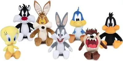 Produktbild von Play By Play Looney Tunes Sitzender T300 Teddybär Sortiert 27 Cm Mehrfarbig  Mehrfarbig One Size