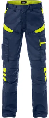 Produktbild von Fristads Hose 2555 STFP Marine/Warnschutz-Gelb 116