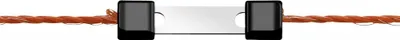 Produktbild von Litzclip Litzenverbinder 3mm, verzinkt, 10 Stück für Weidezaun Pferdezaun Kühe