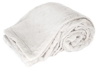 Produktbild von ARÔME HOME Premium-Kuscheldecke Velvet Weiß, 150 × 200 cm, 510 g/m²