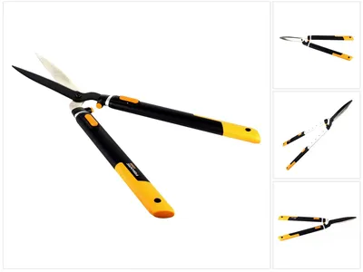 Produktbild von Fiskars SmartFit Teleskop-Heckenschere HS86 - Länge: 68-93cm; 1013565