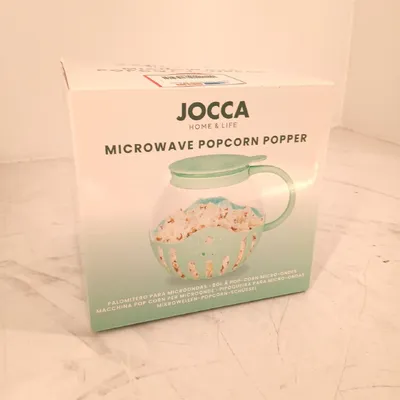 Produktbild von JOCCA Mikrowellen-Popcornmaschine aus Glas, 2,2 l, mit Silikongitter, geeignet f