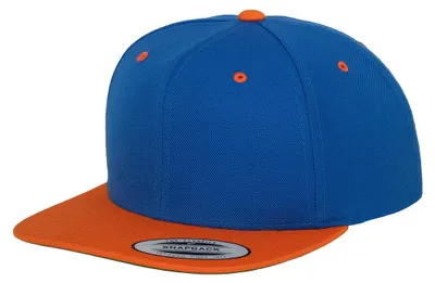 Immagine prodotto di Berretto da baseball Yupoong The Classic da uomo, bicolore RW2887 (taglia unica) (blu reale/arancione)