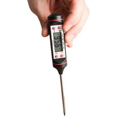 Obrázok produktu pre Digitálny teplomer Sillar Teplomer na pečenie Teplomer na mäso LCD Gril na grilovanie mäsa, Giraffesport