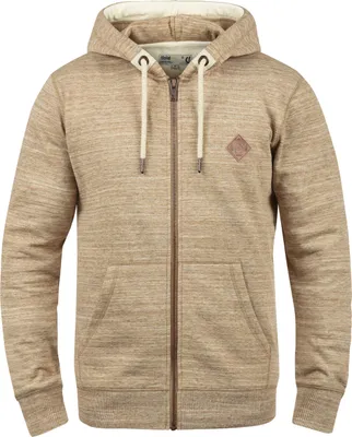 Produktbild von Solid SDCraig Herren Sweatjacke Kapuzenjacke Hoodie mit Kapuze Kordelzug Reißverschluss Kängurutasche Baumwollmischung Regular fit