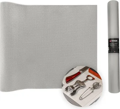 Zdjęcie produktu dla Mata Ochronna Antypoślizgowa do Szuflad Szafek 45x100cm Szara