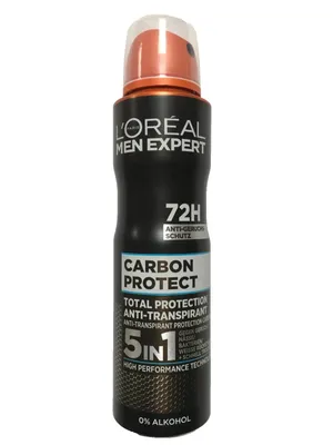 Image de L'Oreal Men Expert Deodorant Spray 150ml Carbon