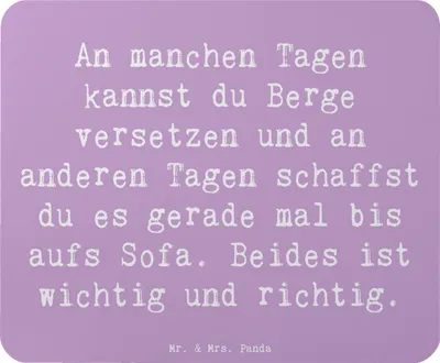 Produktbild von Mr. & Mrs. Panda Mouse Pad Spruch Hoffnung und Ruhe - Lavendeltraum - Geschenk, Motivation, Vertrauen, Lebensphasen, mauspad laptop, mausteppich, Gefühl, Inspiration
