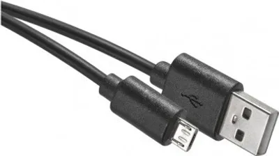 Produktbild von Emos Schnelles Aufladen a Daten Kabel USB-A 2.0 / Mikro USB-B 2.0, Schnellladen, 0,2 m, black