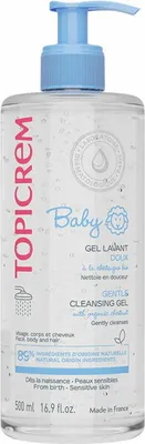 Image de Gel nettoyant doux pour la peau et les cheveux des bébés 500 ml