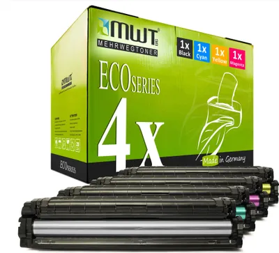 Produktbild von 4 Mehrwegtoner kompatible Lasertoner ersetzt Samsung CLT-504S CLT-K504S CLT-C504S CLT-M504S CLT-Y504S Mehrfarbig
