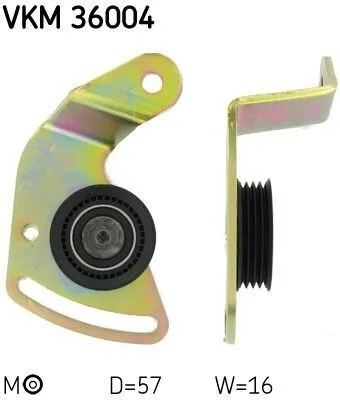 Produktbild von SKF VKM 36004 Spannrolle Keilrippenriemen für RENAULT TWINGO I (C06) TWINGO I Kasten (S06)