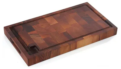 Zdjęcie produktu dla Zassenhaus Hackblock, Nussbaum Stirnholz 45 x 25 x 4 cm 57300 4006528057300