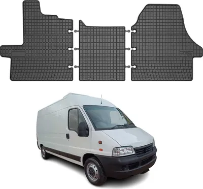 Produktbild von 2006-2011 Fiat Ducato Fußmatten TPE Schwarz 3 tlg