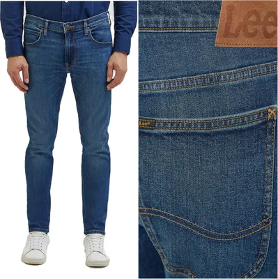 Immagine prodotto di LEE, Jeanshosen da uomo, Slim fit, LUKE, W33 L32, Blau, Jeans, baggyjeans, buggy