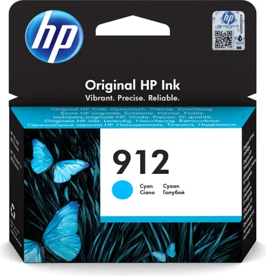 Immagine prodotto di HP 912 - 2,93 ml - Ciano - originale - Cartuccia d'inchiostro