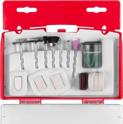 Immagine prodotto di Set di corpi abrasivi Strend Pro RGT1024, 24 pezzi, mini, per smerigliatrice diritta, con gambo