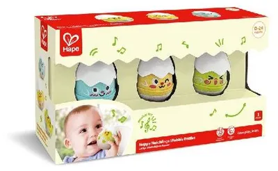 Produktbild von Hape - Lustige Wackelküken-Rasseln