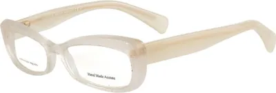 Produktbild von Alexander McQueen AMQ-4203-K6V Beige Yellow Glasses