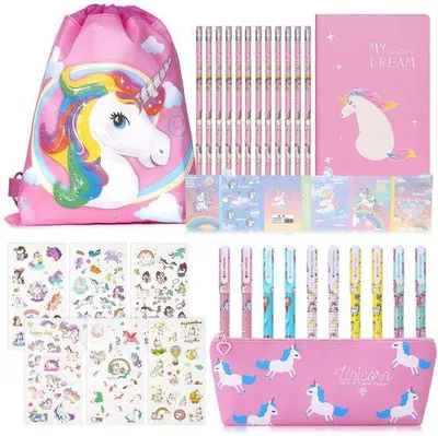 Produktbild von Buntstifte Set mit Notizbuch und Stiften für Kinder