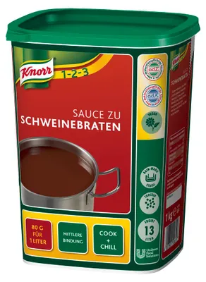 Zdjęcie produktu dla Knorr Delikatess Sos pieczeń wieprzowa klasyczny pikantny 1000g