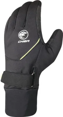 Zdjęcie produktu dla CHIBA Rain Pro - wodoodporne rękawiczki rowerowe XXL czarny/neonowy żółty