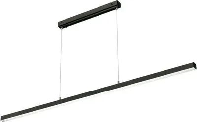 Obrázok produktu pre Závesné svietidlo, Tenso TW | matná niklová farba| / chrómová farba | sklo| čiastočne satinovaný okraj číry| D: 88,00 cm, Š: 9,00 cm,| nastaviteľná výška od 80,00 cm do 150,00 cm| plynulé stmievanie pomocou tlačidla| laditeľná biela (cct) nastaviteľná v 3 stupňoch| 4x LED 5,0 W 2700