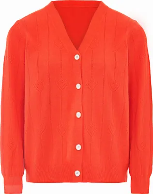 Image de SANIKA Cardigan femme - orange, XS/S