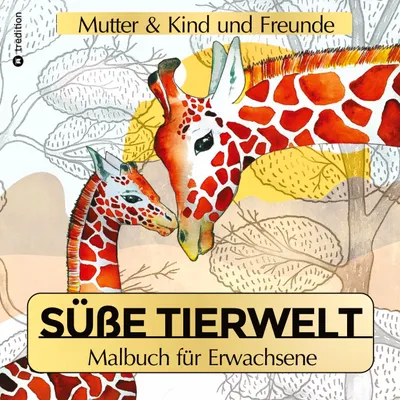 Produktbild von Tier Malbuch für Erwachsene - Tierwelt Waldtiere Tiere im Wald von Hand illustriert