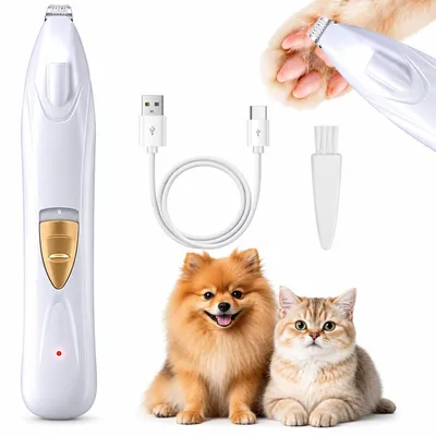 Produktbild von INF Krallenschleifer für Haustiere mit LED-Licht für Hunde und Katzen