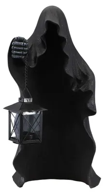 Produktbild von Schwarzer Geist Laterne Deko Halloween 40cm